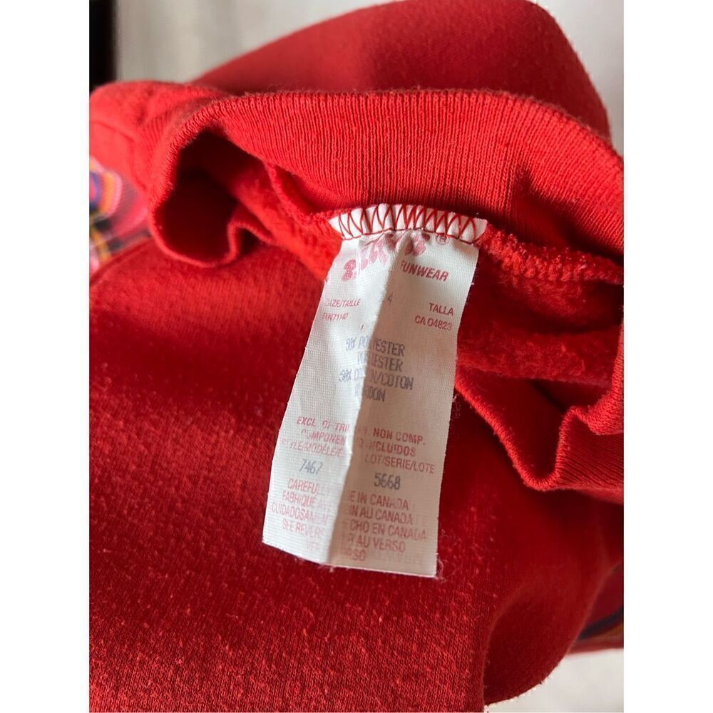 Vintage 1980s Plaid Sweatshirt - Picture 5 of 6